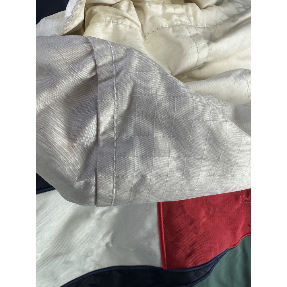 VINTAGE Tommy Hilfiger Sailing Gear Colorblock 90s Jacket Mens XL Green Navy - Picture 6 of 16